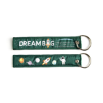 Green Fabric keychain 1 PC