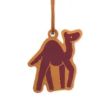 Leather Charm: Camel - 1 PC